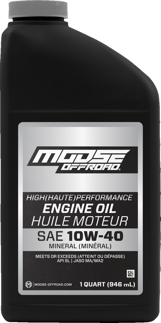 MOOSE OFFROAD 10W-40 Mineral Oil for Japanese Motorcycle Engines - Part 219379
