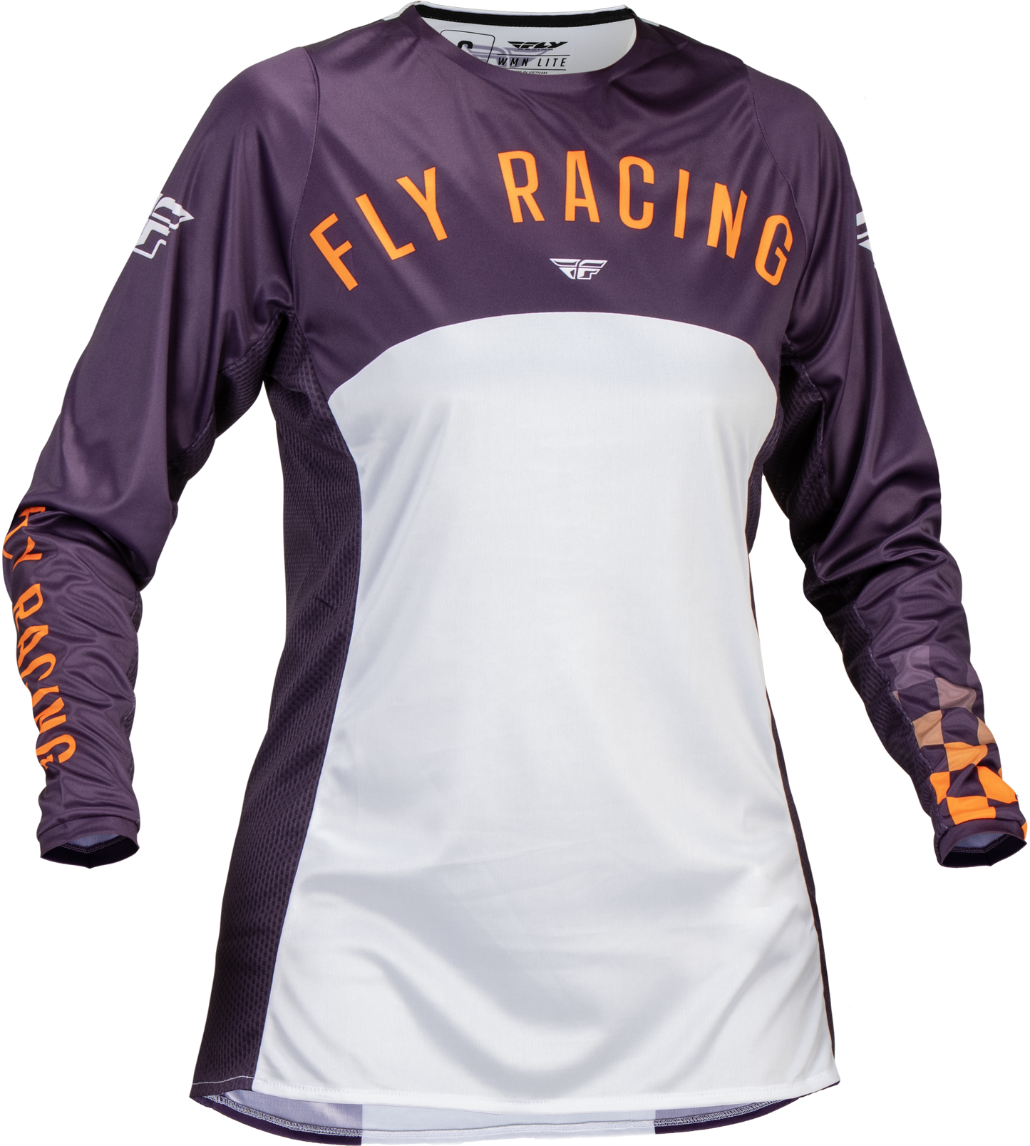 Fly Racing Women’s Lite Jersey Deep Purple, White & Neon Coral - Part 377-6212X
