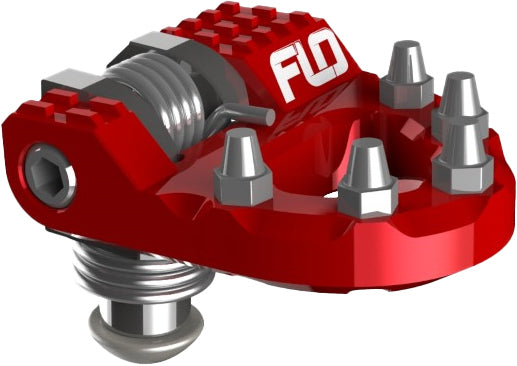 FLO MOTORSPORTS MXBP-S TIP RED Folding Tip for Enhanced Impact Absorption