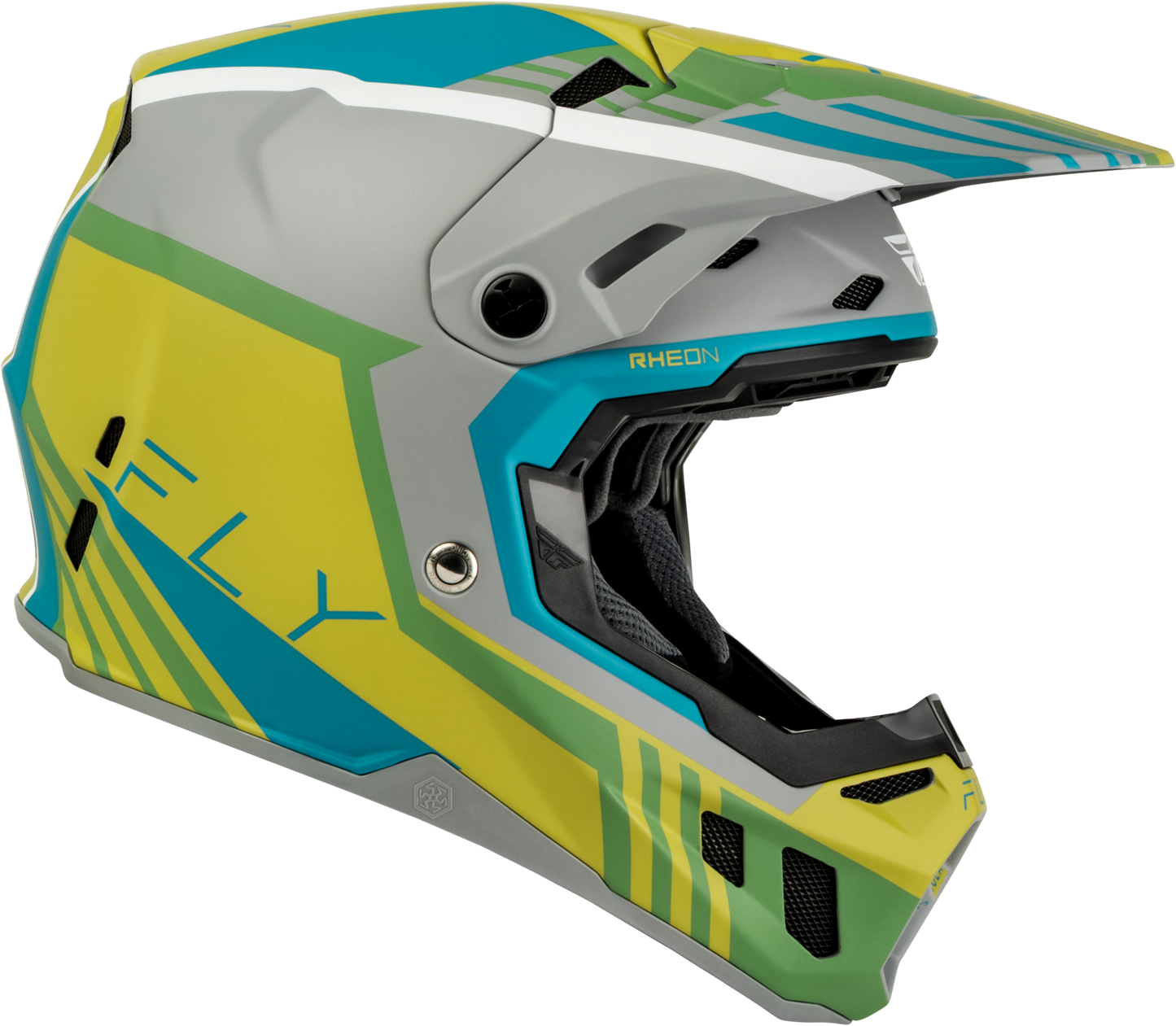 Formula Cc Strike Helmet Matte Grey/Green/Teal 2x