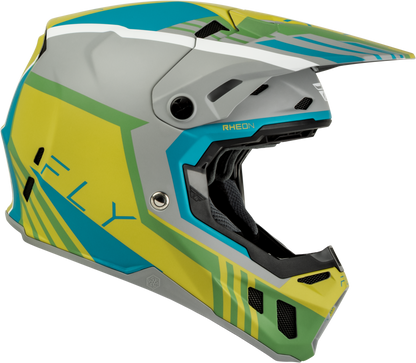 Formula Cc Strike Helmet Matte Grey/Green/Teal 2x