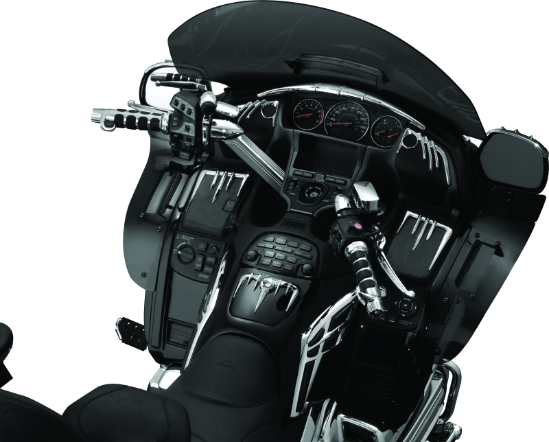 Kuryakyn Grip End Weights Chrome - Reduce Handlebar Vibration and Enhance Style