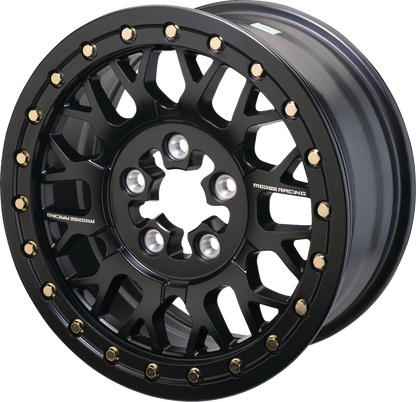 Moose Offroad 346X Beadlock Wheel – 15x7 inches, 5/4.5 bolt pattern, Black Finish