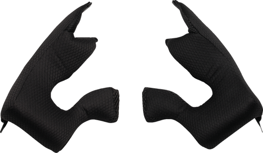 THOR Youth Fleet Cheek Pads - Small for Helmets - Black - Part 0134-4079