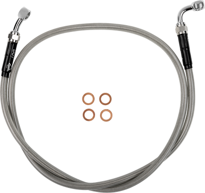 MOOSE OFFROAD Stainless Steel Braided Clutch Line for TC/SX 85 – Part No. K01-3-037/P