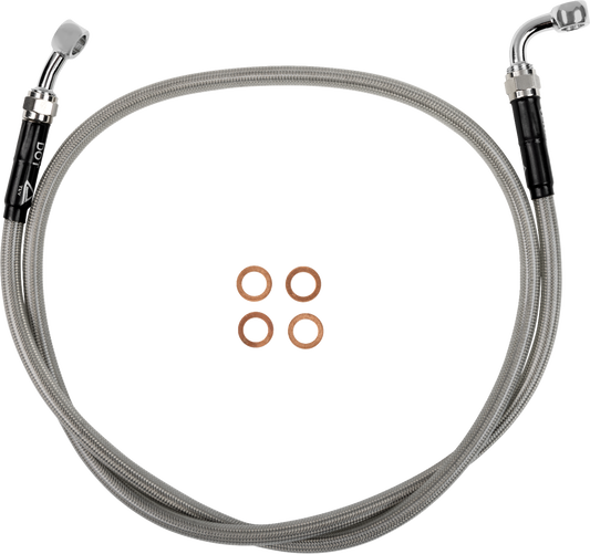 MOOSE OFFROAD Stainless Steel Braided Clutch Line for TC/SX 85 – Part No. K01-3-037/P