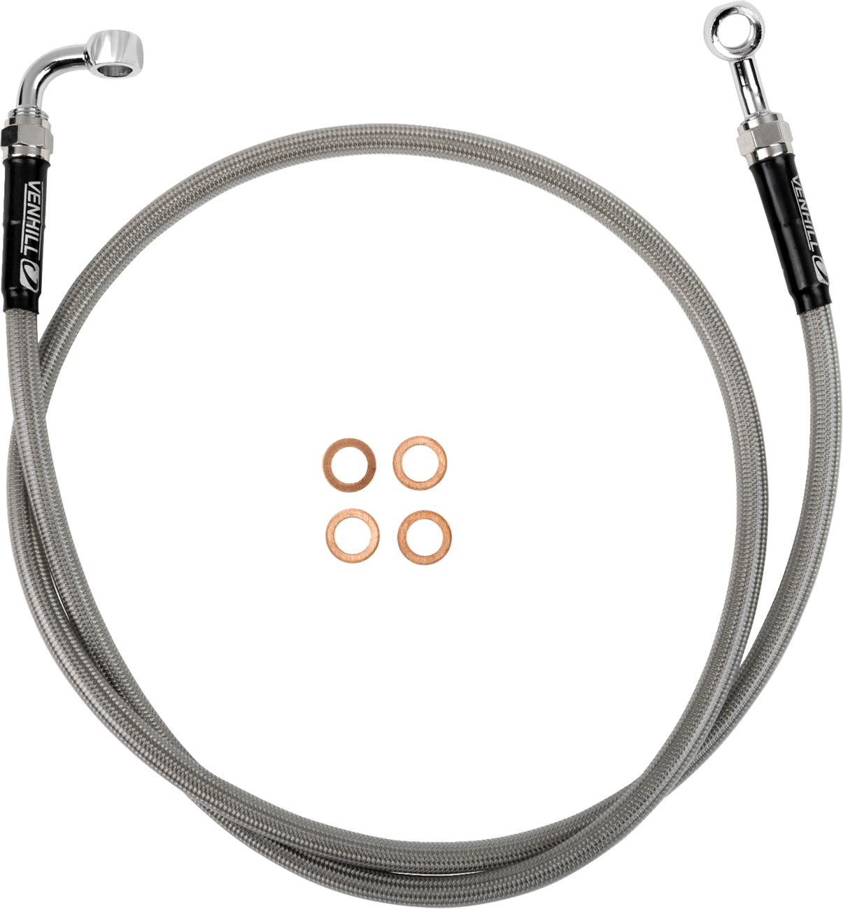 MOOSE OFFROAD Stainless Steel Braided Clutch Line for Gas Gas, Husqvarna, KTM - Part K01-3-041/P