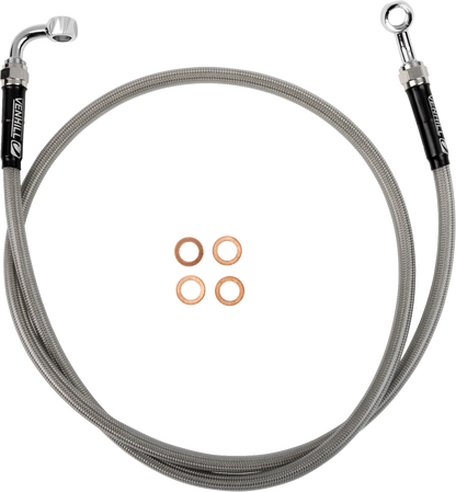 MOOSE OFFROAD Stainless Steel Braided Clutch Line for Gas Gas, Husqvarna, KTM - Part K01-3-041/P