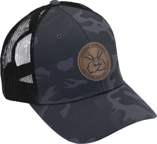 Moose Offroad Black Camo Hat with Permacurve® Technology - S2402837R1