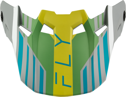 Formula Cc Strike Visor Matte Grey/Green/Teal Md/Lg