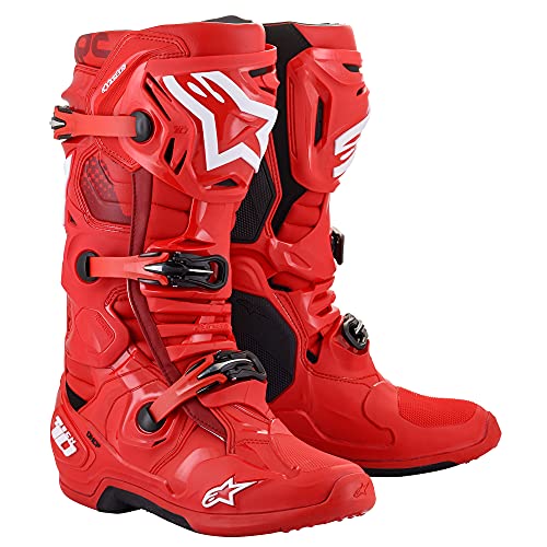 Alpinestars Tech 10 MX Boots (Red, 8)