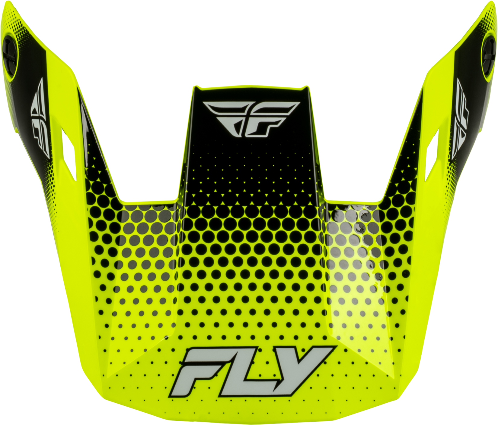 Fly Racing Rayce Sonar Helmet Visor Hi Vis/Black/White XS-Large