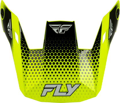 Fly Racing Rayce Sonar Helmet Visor Hi Vis/Black/White XS-Large
