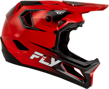 Fly Racing Rayce Sonar Bicycle Helmet Large - Red, Black & White
