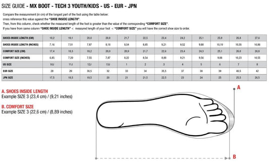 Alpinestars Tech 3S Youth MX Boots (White/Black/Bright Red, 2)