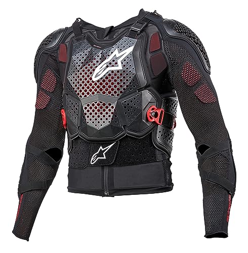 Alpinestars 6506524-123-XXL: Bionic Tech V3 Protection Jacket Blk/Wht/Red 2X