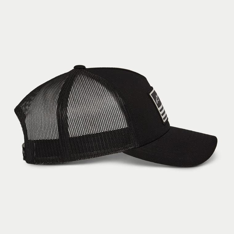 Alpinestars Flag Snapback Hat Black/Black, One Size