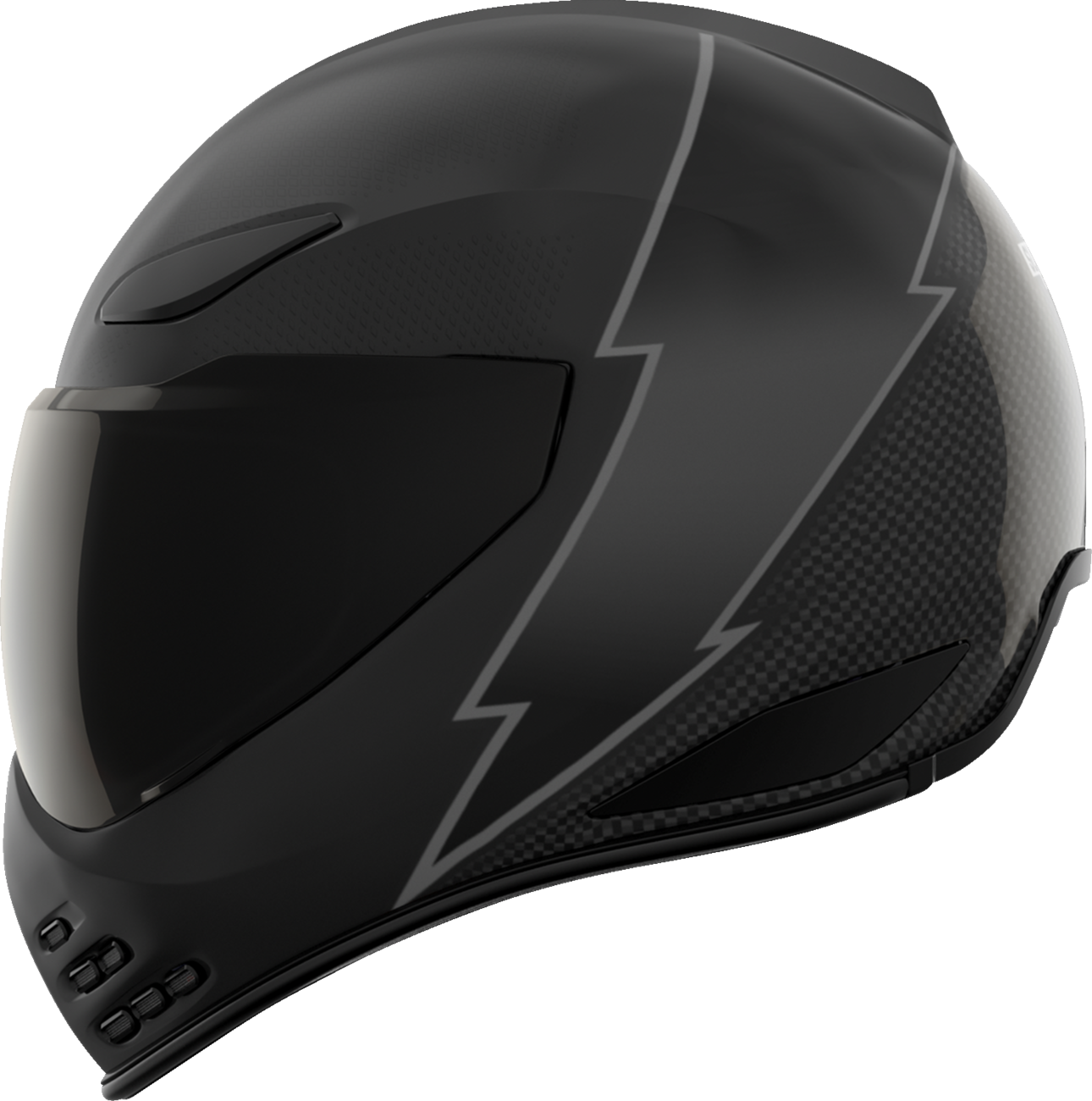 ICON Domain™ Slabtown Black Helmet - Small with Fog-Free Shield and Removable Liner