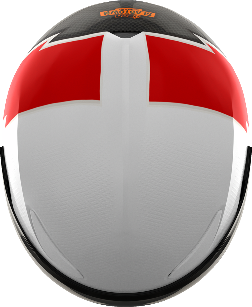ICON Domain™ Slabtown White Helmet XS with Fog-Free Shield and Ventilation System