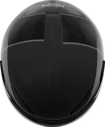 ICON Domain™ Slabtown Black Helmet - Small with Fog-Free Shield and Removable Liner