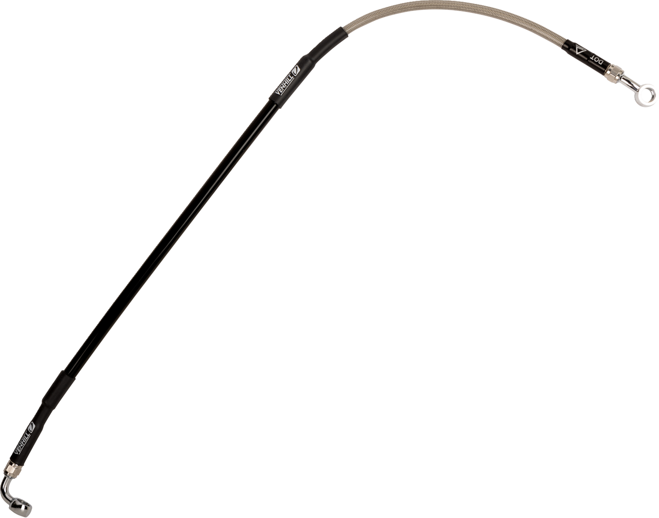 MOOSE Offroad Stainless Steel Brake Line H01-2-016/P for Enhanced Braking Performance