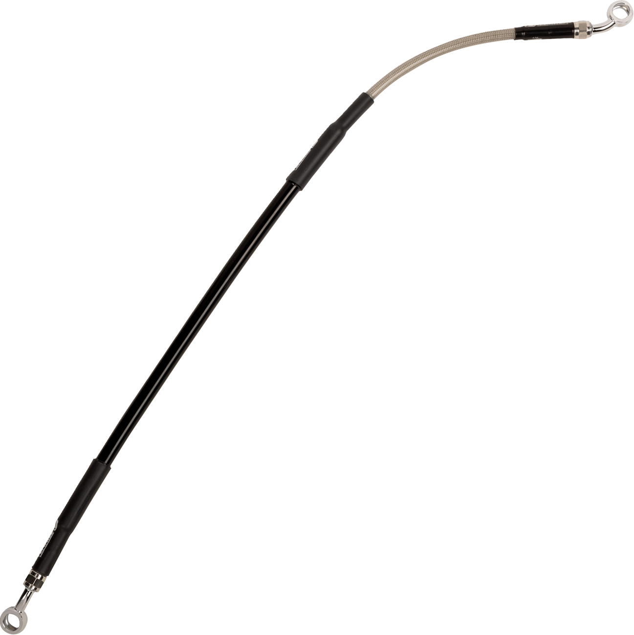 MOOSE Offroad Stainless Steel Brake Line Y01-2-044/P for Enhanced Performance and Durability