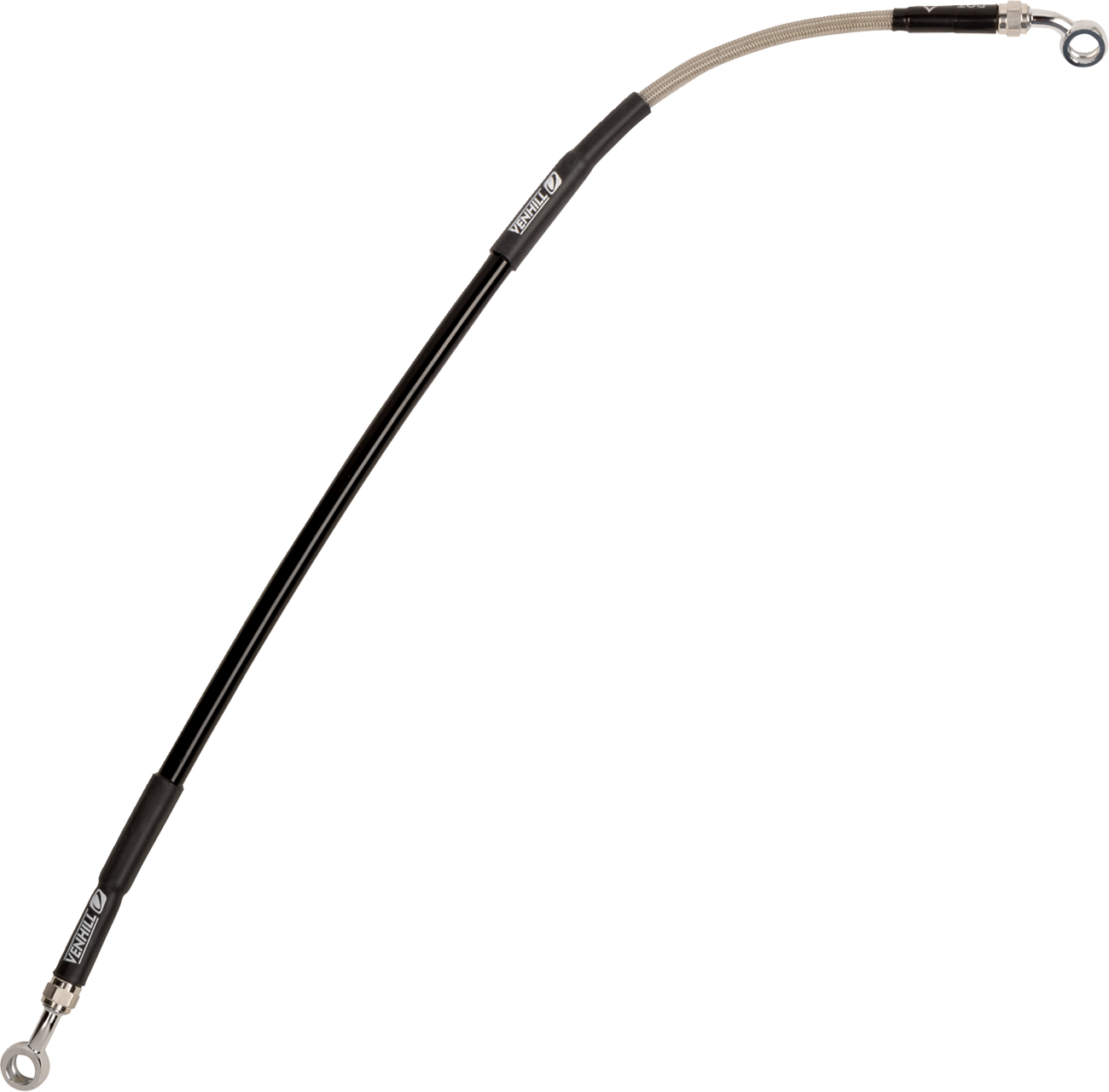 MOOSE Offroad Stainless Steel Brake Line Y01-2-045/P for Enhanced Performance and Durability
