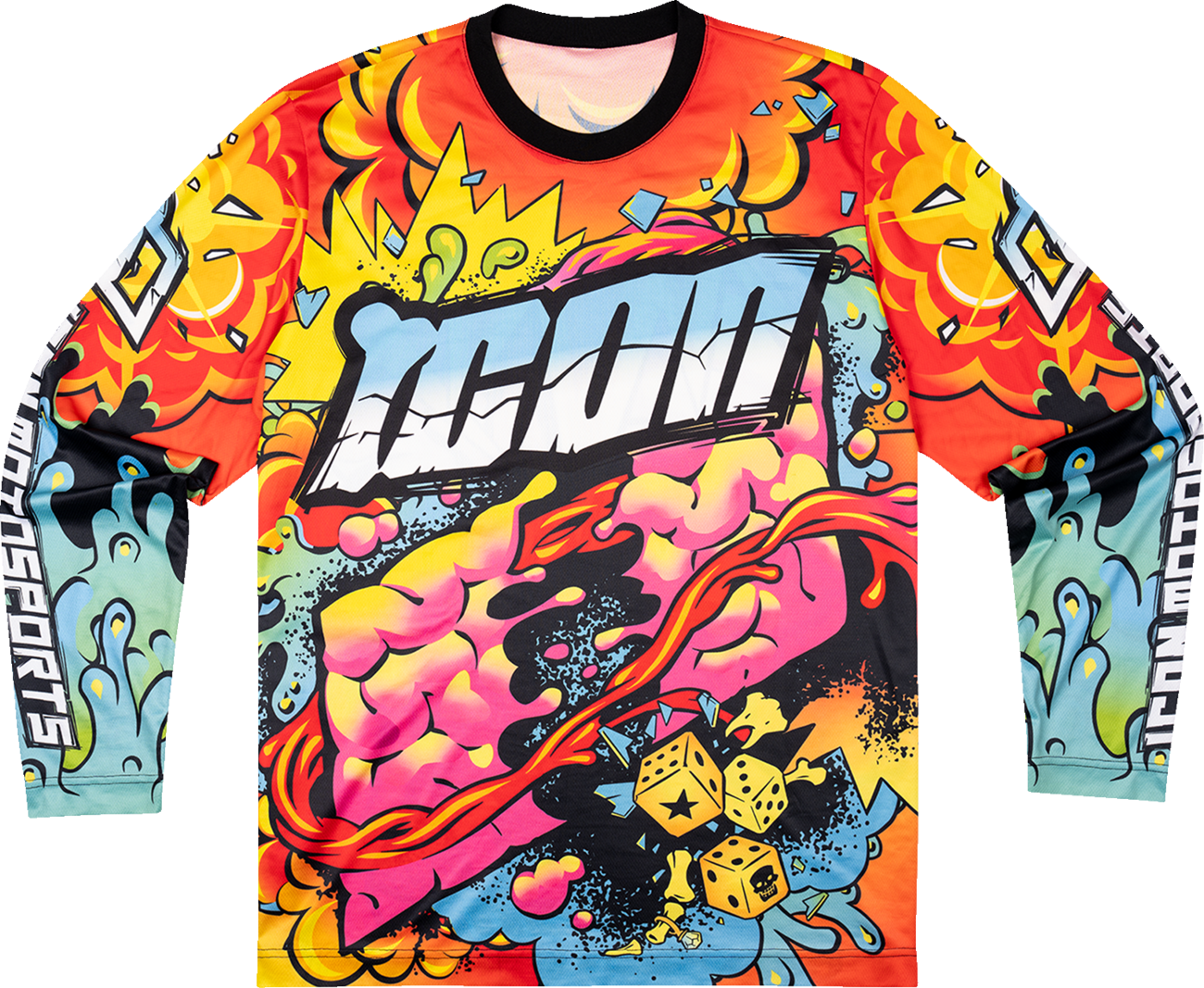 ICON Scatterbrain Jersey Black 2XL - Part Number 2824-0114