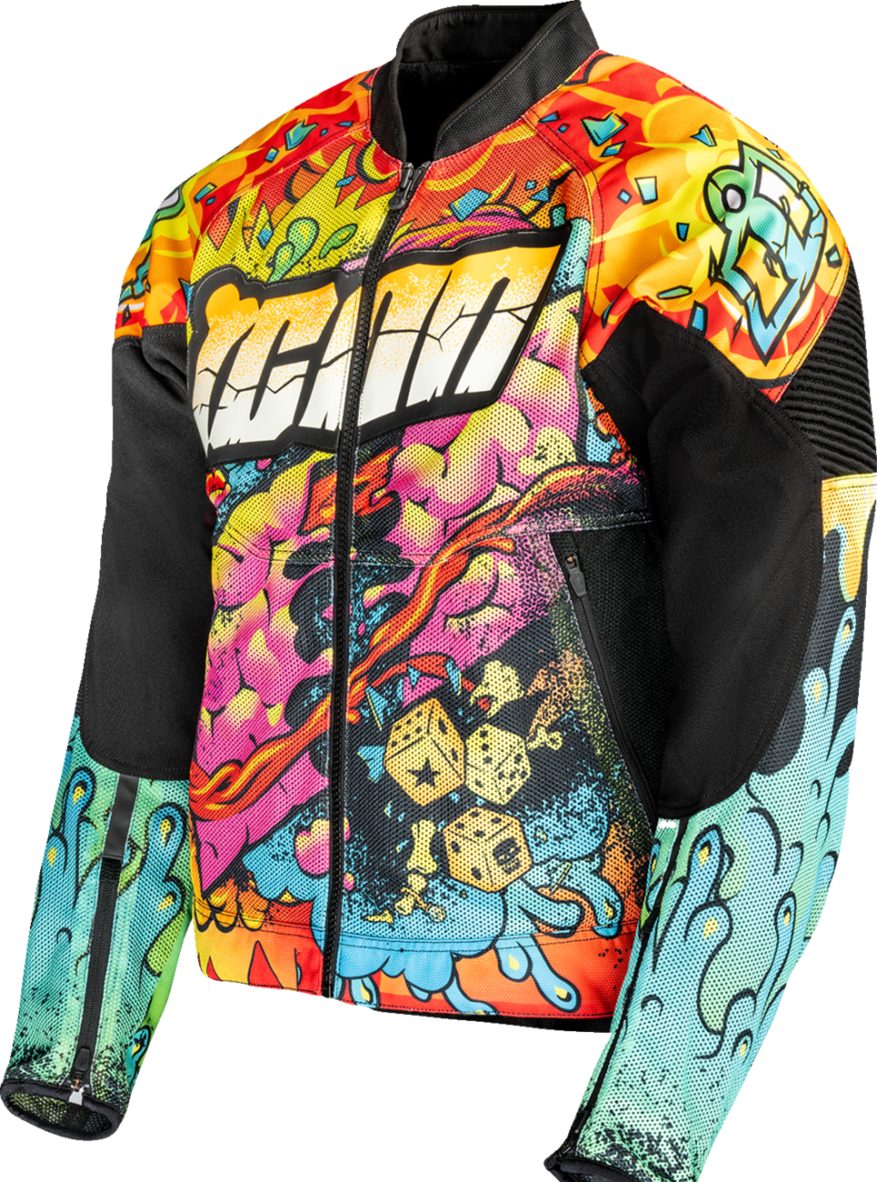 ICON Overlord3 Scatterbrain Mesh Jacket 3XL - Black | Part 2820-7079
