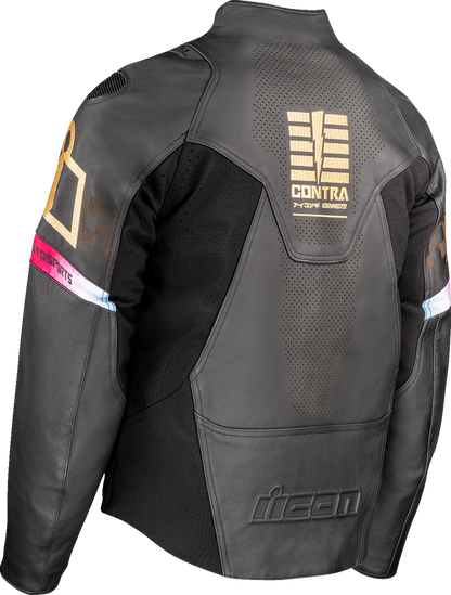 ICON Contra3™ Rizz Rizz Jacket Black Size Small - Part 2810-4288