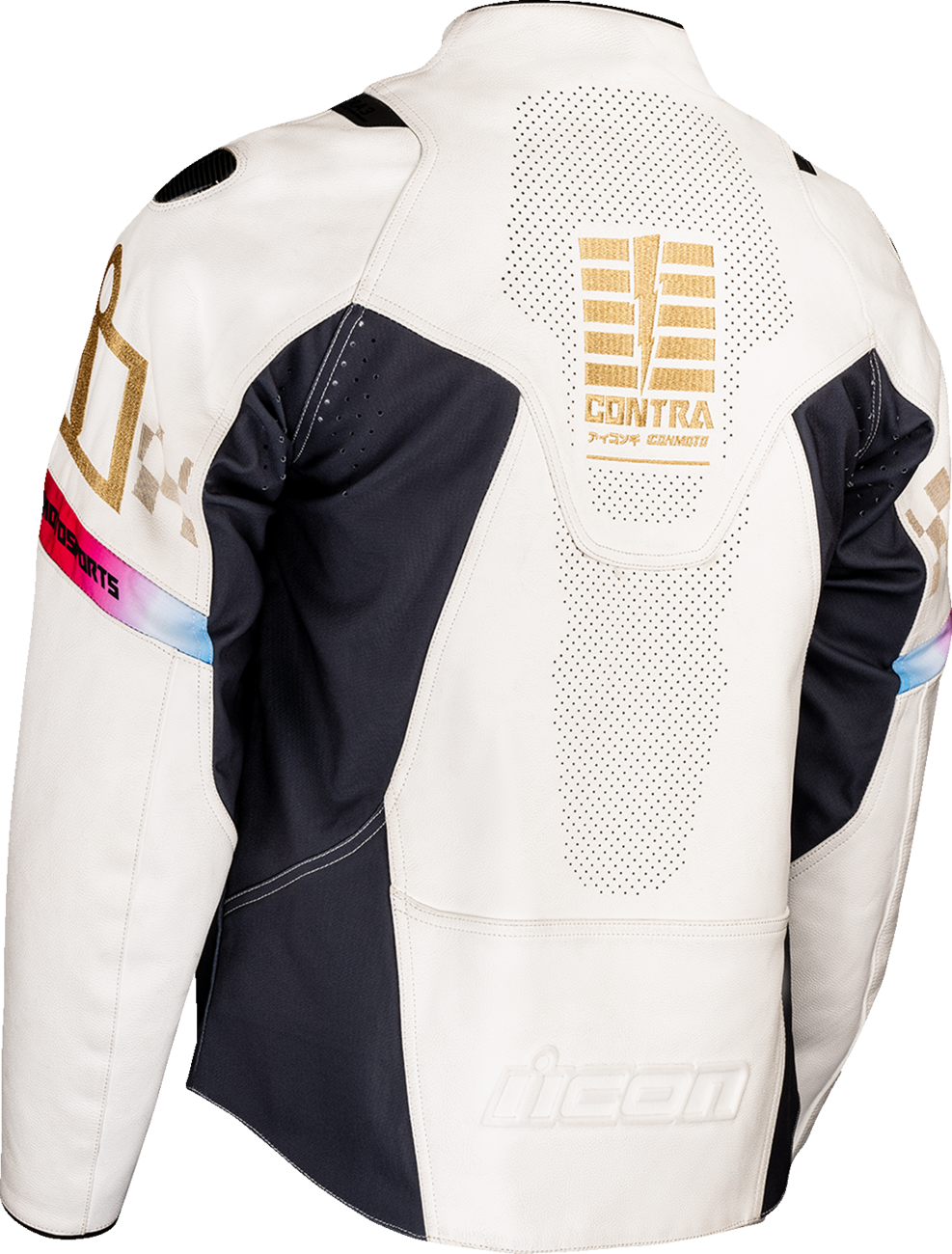 ICON Contra3 Rizz Rizz Jacket 2XL by ICON - Part Number 2810-4304 White