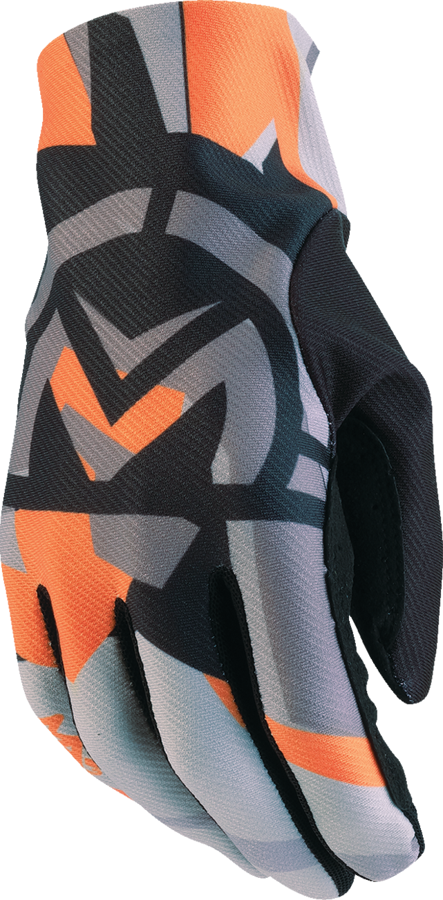 Moose Offroad MX2™ Gloves Black/Orange XL - Durable Performance Off-Road Gloves with Tacky Grips