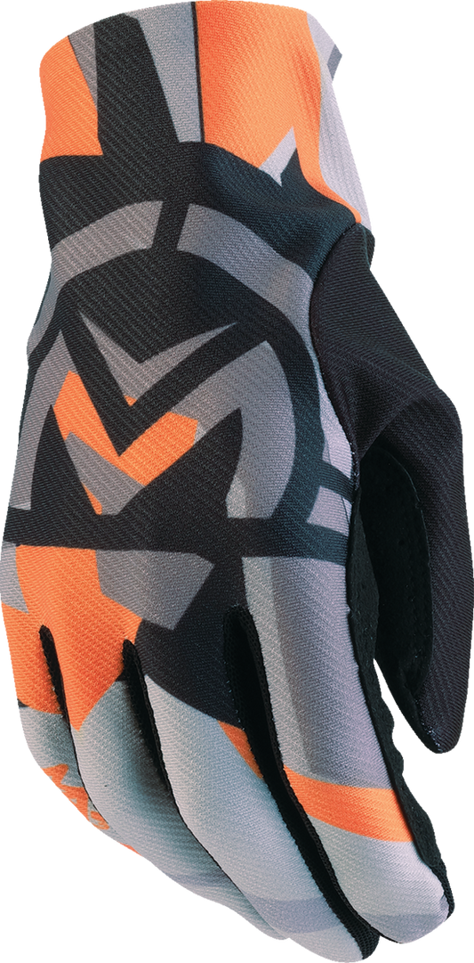 Moose Offroad MX2™ Gloves Black/Orange XL - Durable Performance Off-Road Gloves with Tacky Grips