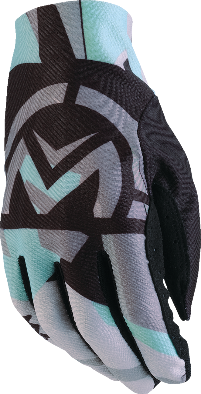 Moose Offroad MX2™ Gloves Black/Teal XL - Part Number 3330-7960