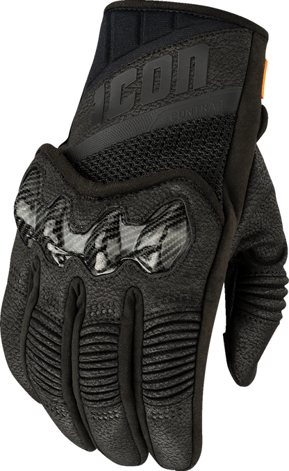 ICON Contra3™ Gloves Black XL - Part Number 3301-4884