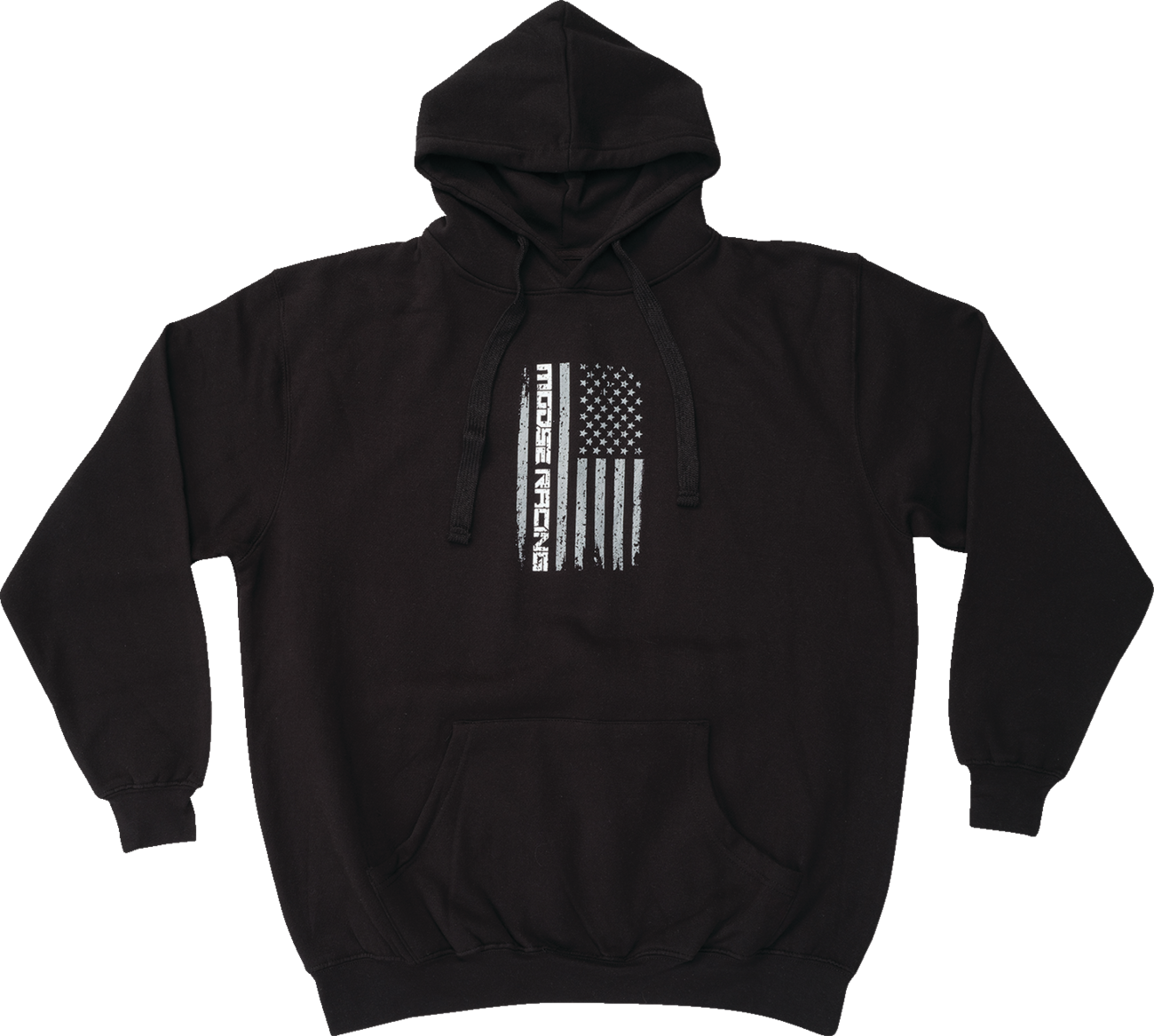 Moose Offroad Stars and Stripes Forever Hoodie - Black, Part 3050-6954, Small
