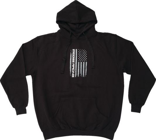 Moose Offroad Stars and Stripes Forever Hoodie - Black, Part 3050-6954, Small