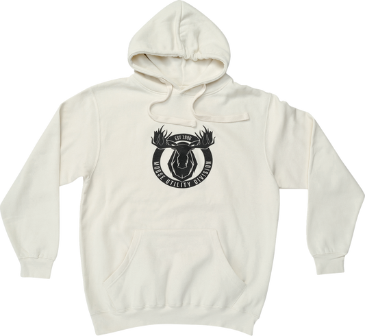 Moose Offroad Mud Badge Hoodie - Natural, XL - Part Number 3050-6962