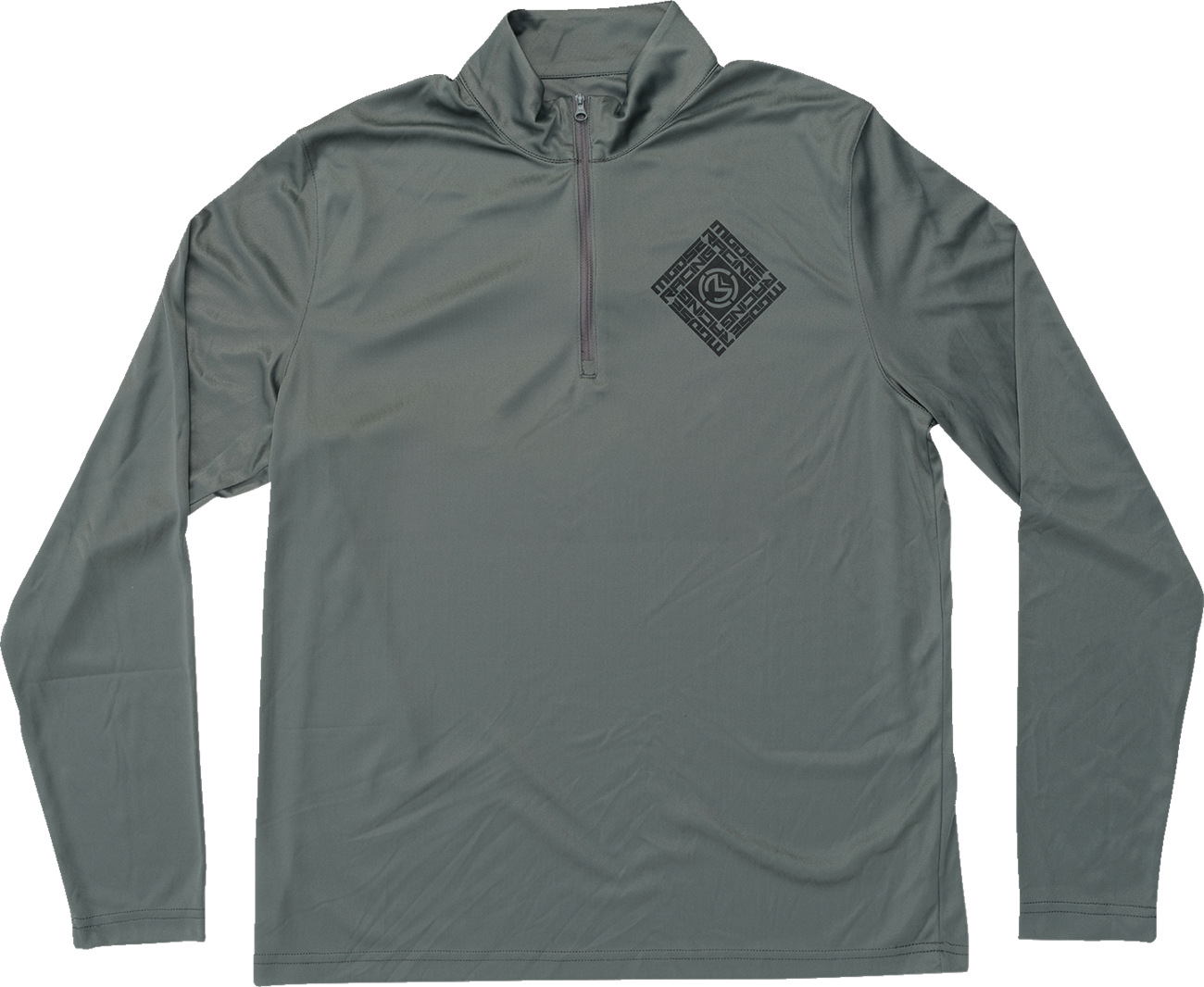 MOOSE OFFROAD Spin Sync Quarter Zip Pullover 2XL - Gray, Part 3050-6973
