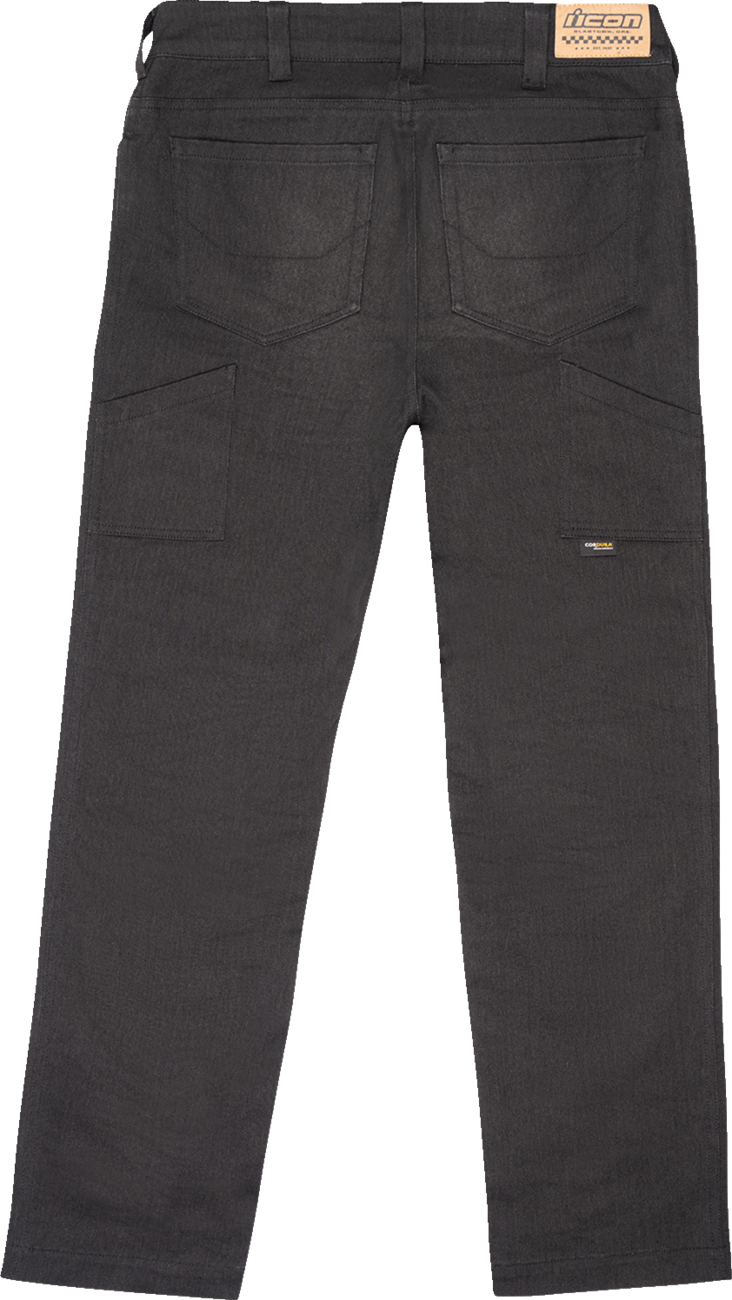 ICON Conductor™ Jeans - Black, US 38 - Durable Cordura® Denim with Impact Protection