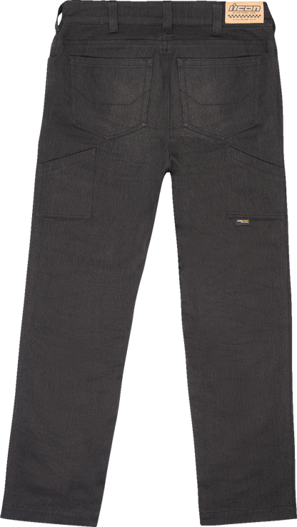 ICON Conductor™ Jeans - Black, US 38 - Durable Cordura® Denim with Impact Protection