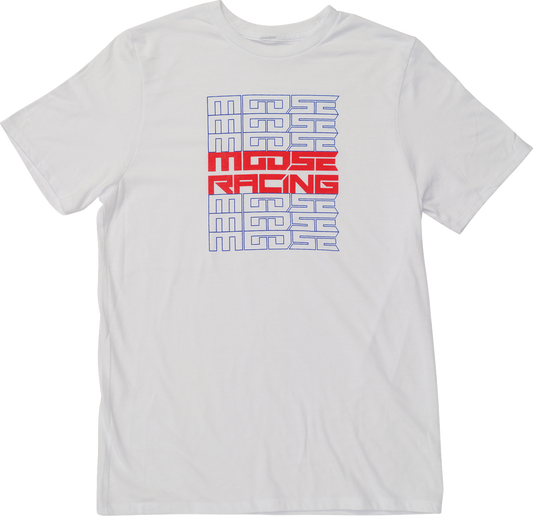 Moose Offroad Youth Recurrence T-Shirt - White - Medium (Part #3032-3801)