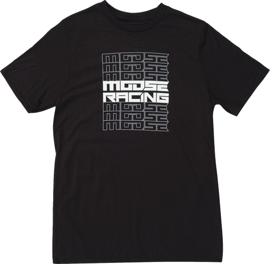 Moose Offroad Youth Recurrence T-Shirt - Black, Size Small - Part Number 3032-3796