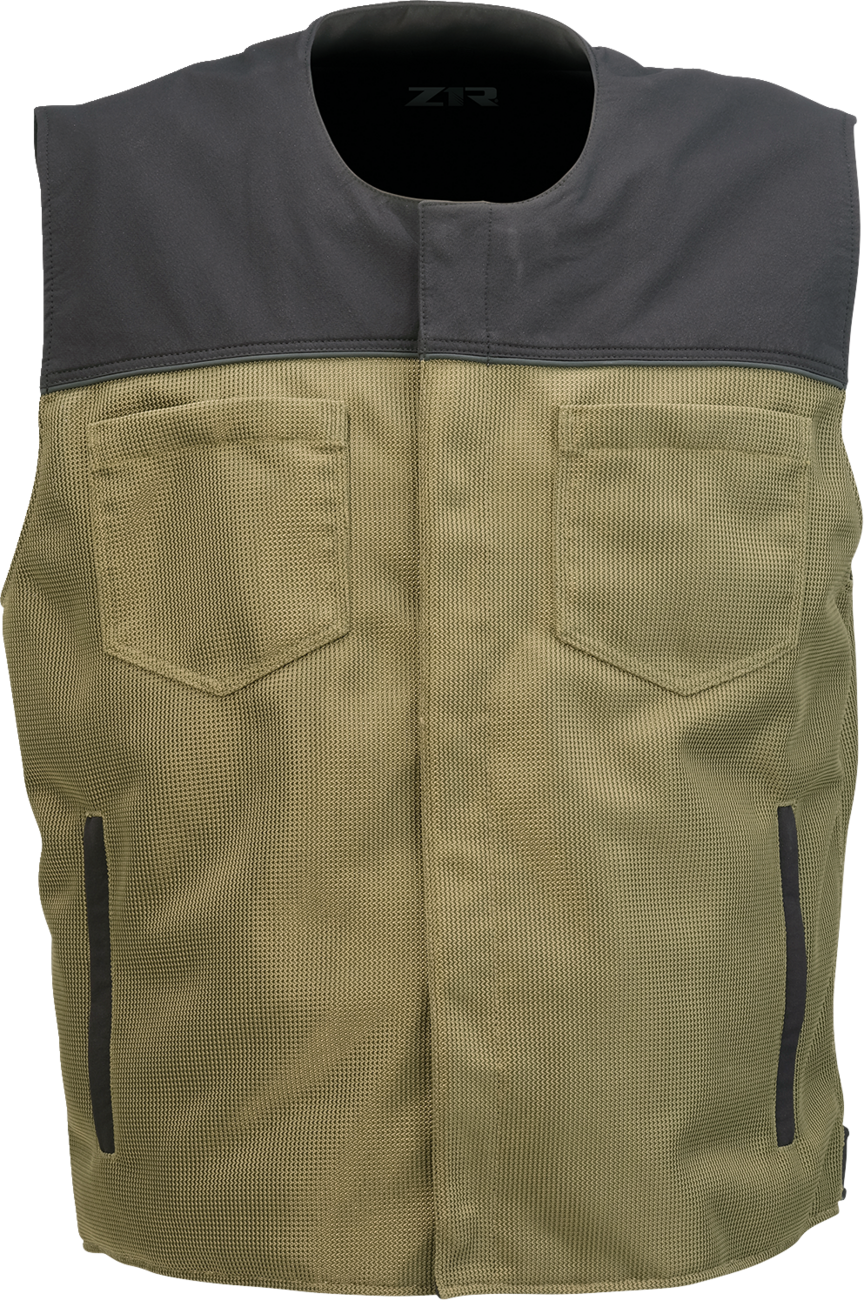 Z1R Mesh Vest in Olive - 5XL by Z1R, Part Number 2830-0704