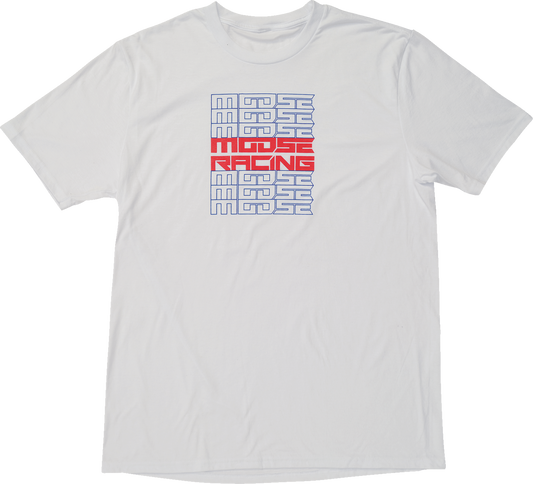 Moose Offroad Recurrence T-Shirt - White, Small - 3030-24435