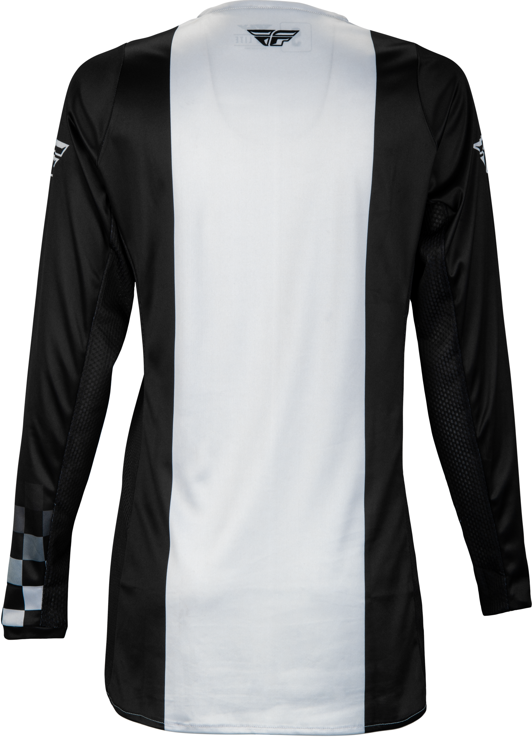 Fly Racing Women's Lite Jersey Black/Light Grey Md - Lightweight Performance Motorcycle Jersey