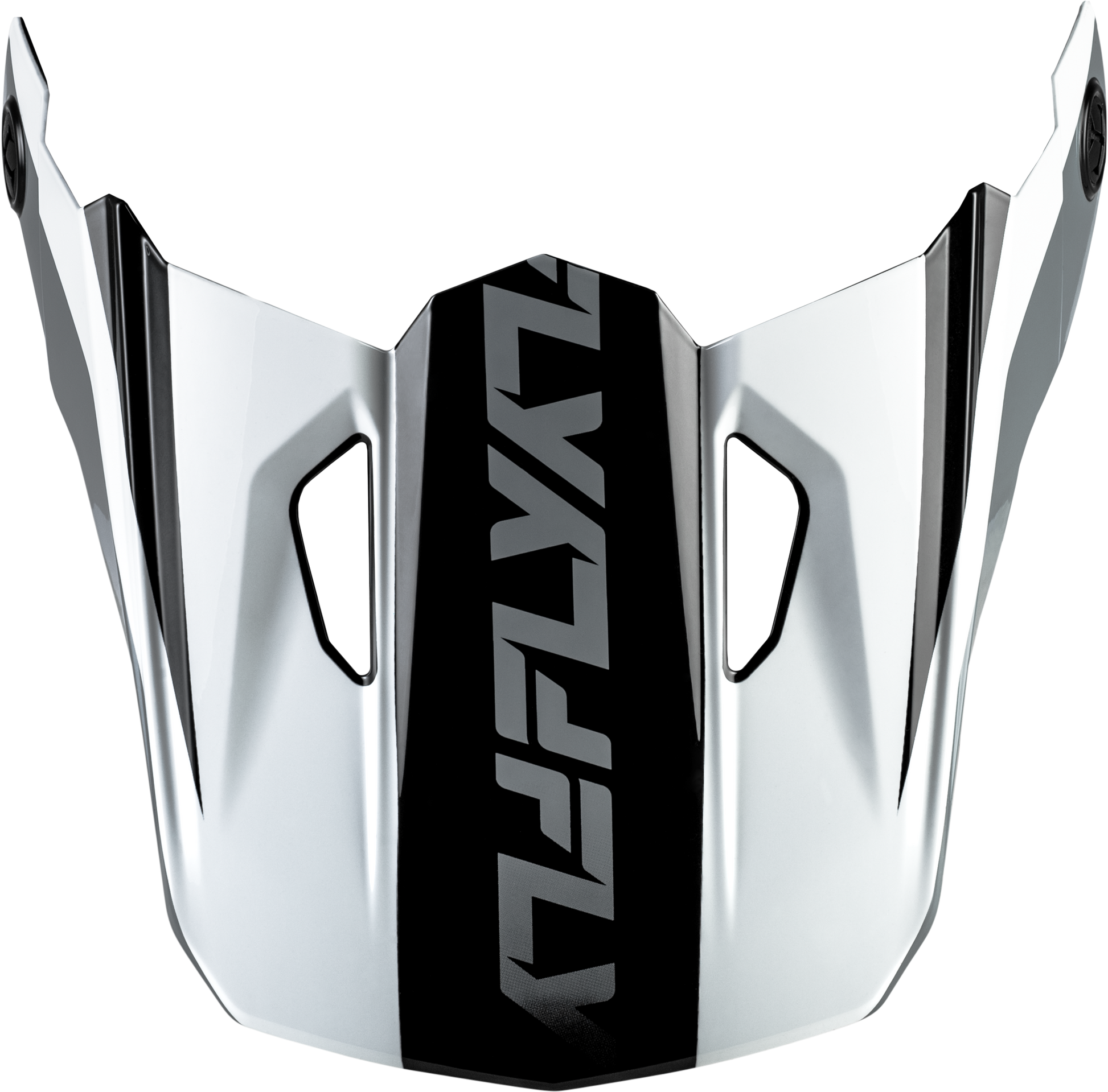 Fly Racing Kinetic Crest Helmet Visor Black/White/Grey Medium/Large