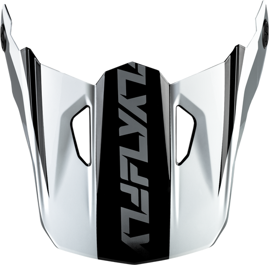 Fly Racing Kinetic Crest Helmet Visor Black/White/Grey Medium/Large