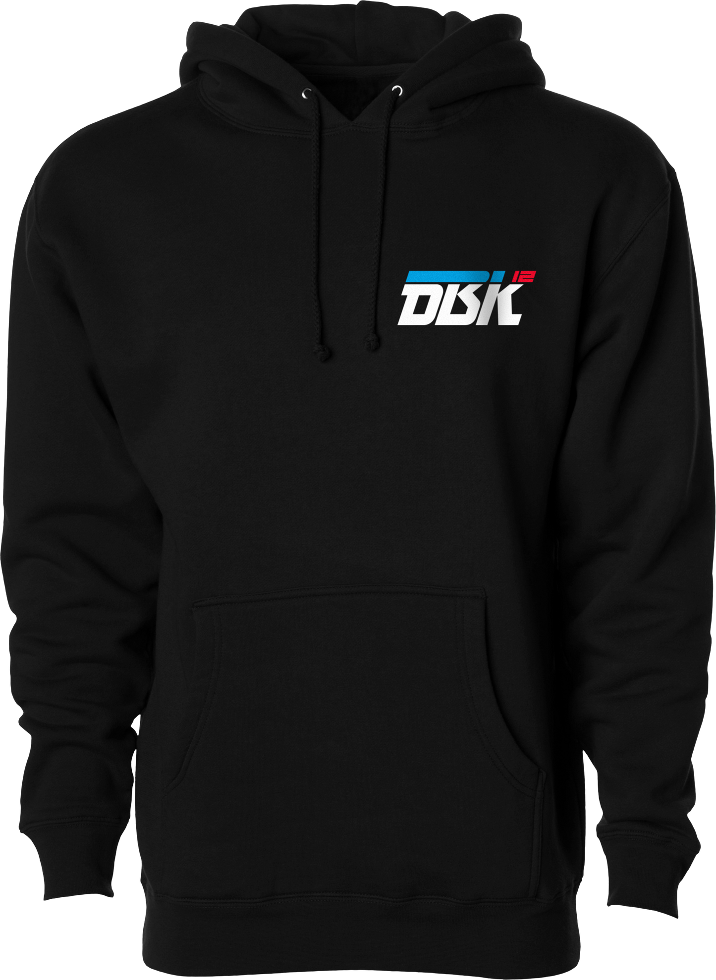 DBK Recking Crew Hoodie Black 2X - 10oz Cotton/Poly Blend for Comfort and Durability
