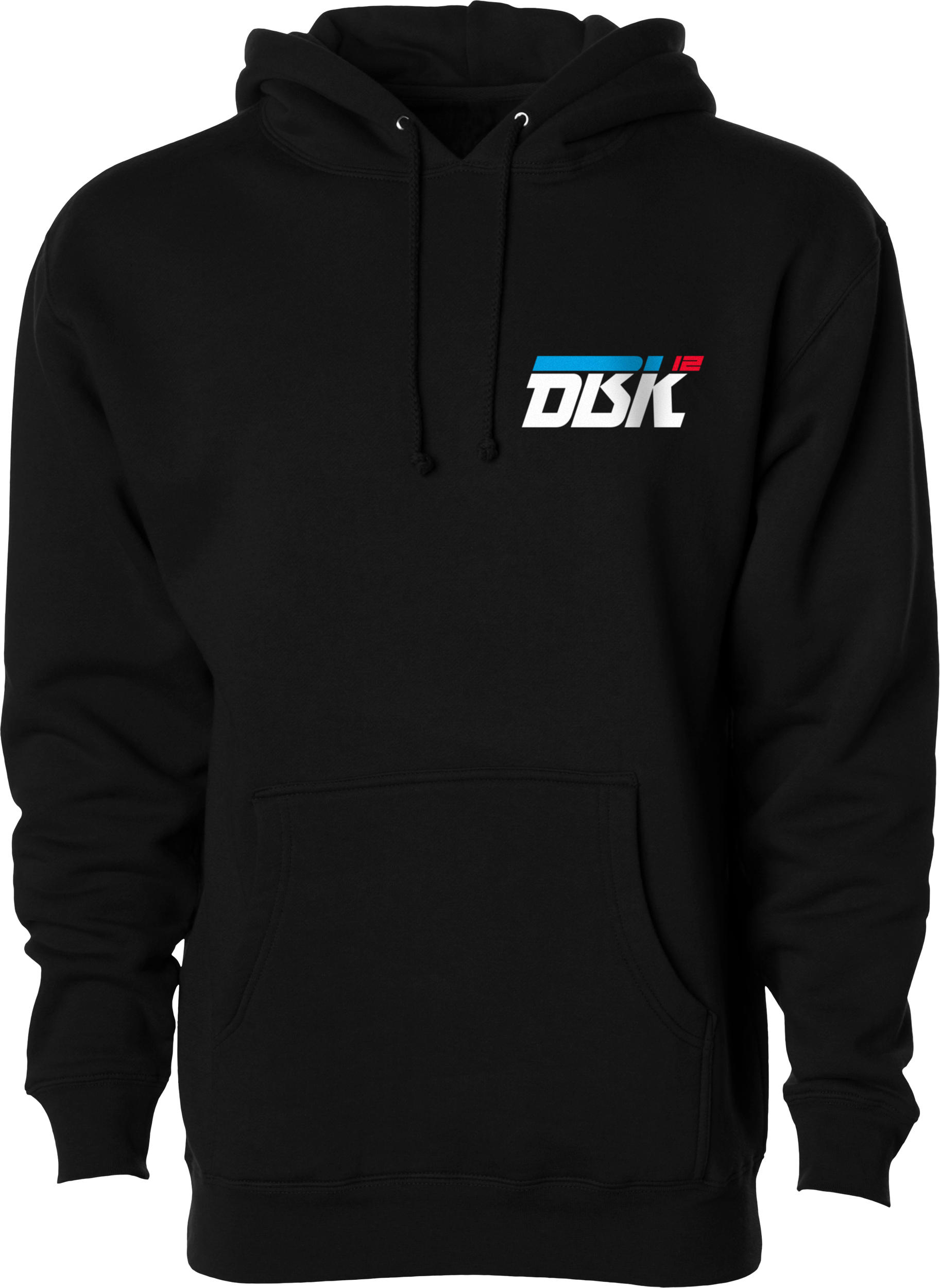 DBK Recking Crew Hoodie Black 2X - 10oz Cotton/Poly Blend for Comfort and Durability